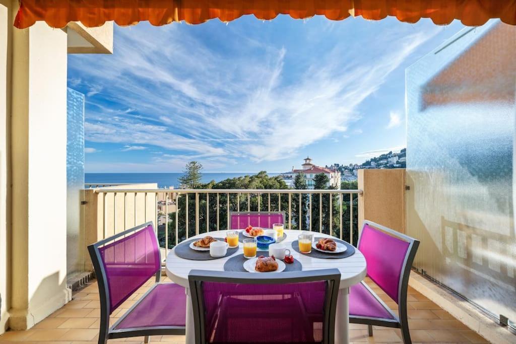 Le Fontana Rosa - Vue Mer - Terrasse - Parking Inclus Menton Exteriér fotografie