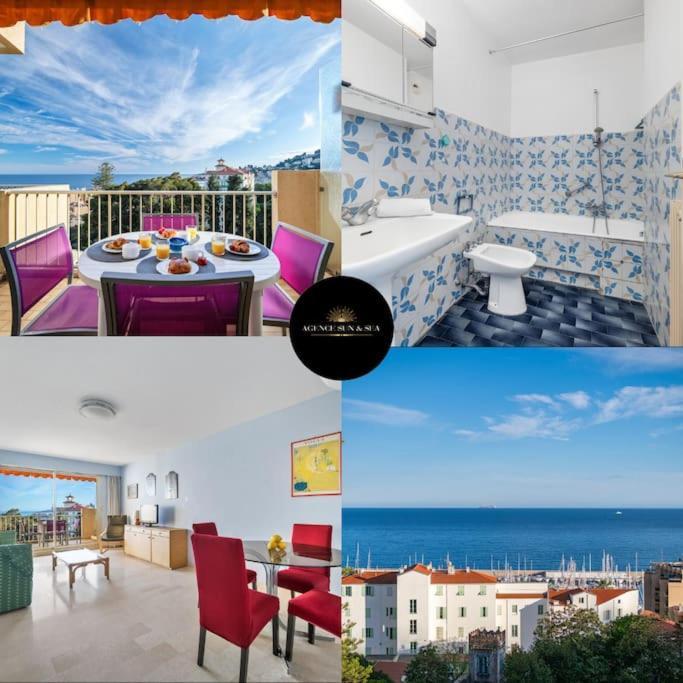 Le Fontana Rosa - Vue Mer - Terrasse - Parking Inclus Menton Exteriér fotografie